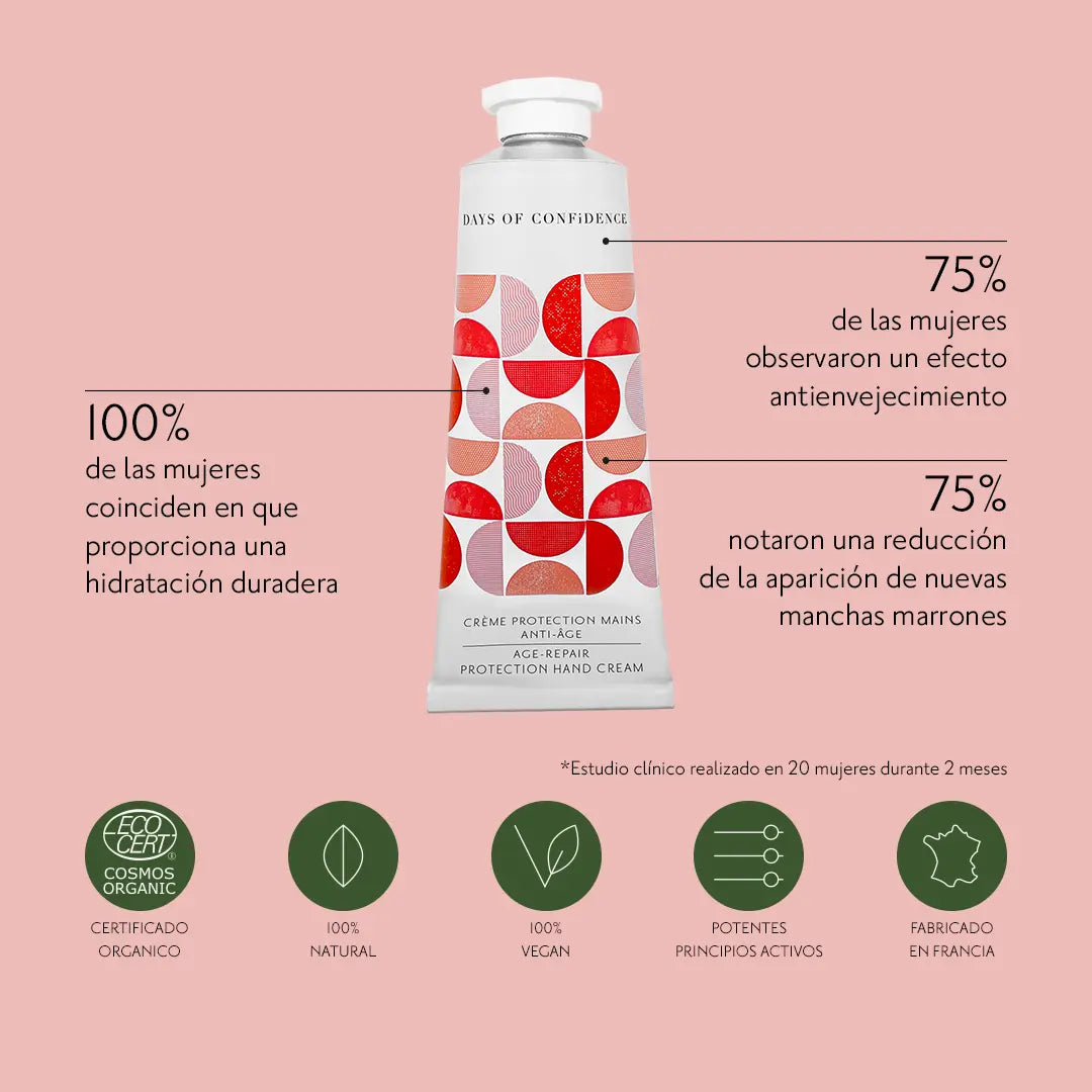 Crema de manos protección antiedad
