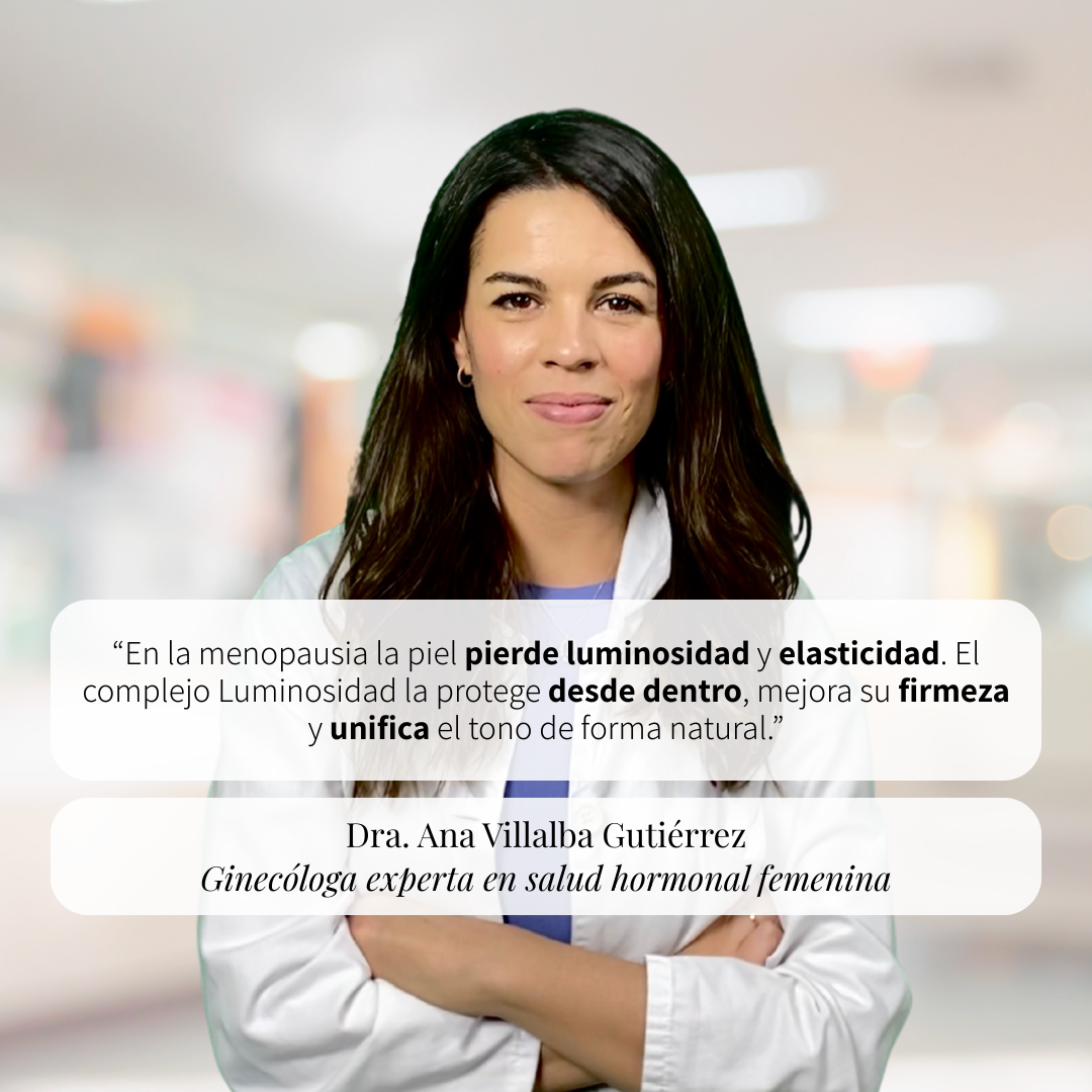 complejo luminosidad piel firme y luminosa menopausia aprovado por doctores