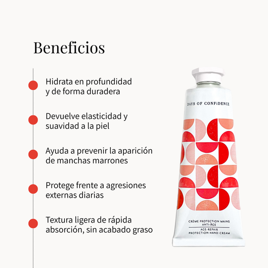 Crema de manos protección antiedad