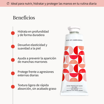 crema de manos anti edad anti manchas menopausia days of confidence beneficios manos hidratadas sin machas marrones